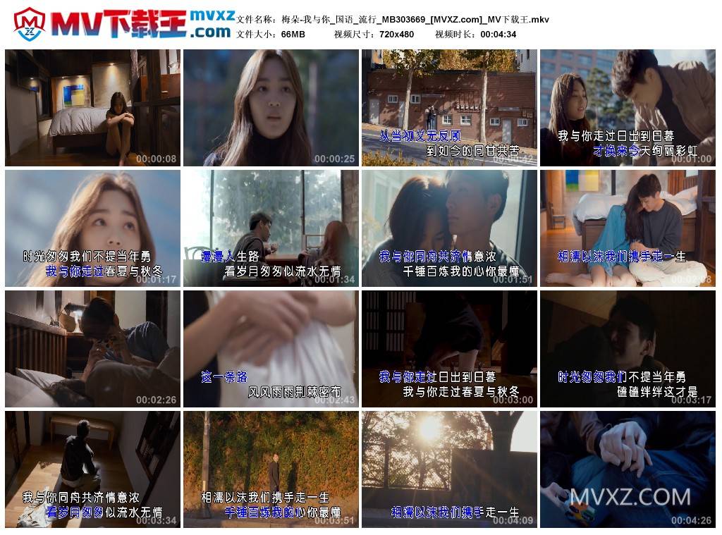 梅朵-我与你_国语_流行_MB303669